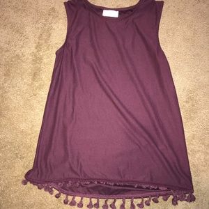 Tank Top with Fringe